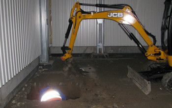 Wykonanie sieci kanalizacji sanitarnej i wodociągowej MEBLE-OKMED Demko Sp. j. w Braniewie listopad 2019 r