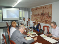 Pracownicy podczas Prezentacji funkcjonowania programu ZSI Sierpień 2017 r. 