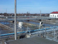 Zdjęcie basenów technologicznej obróbki biologicznej ścieków